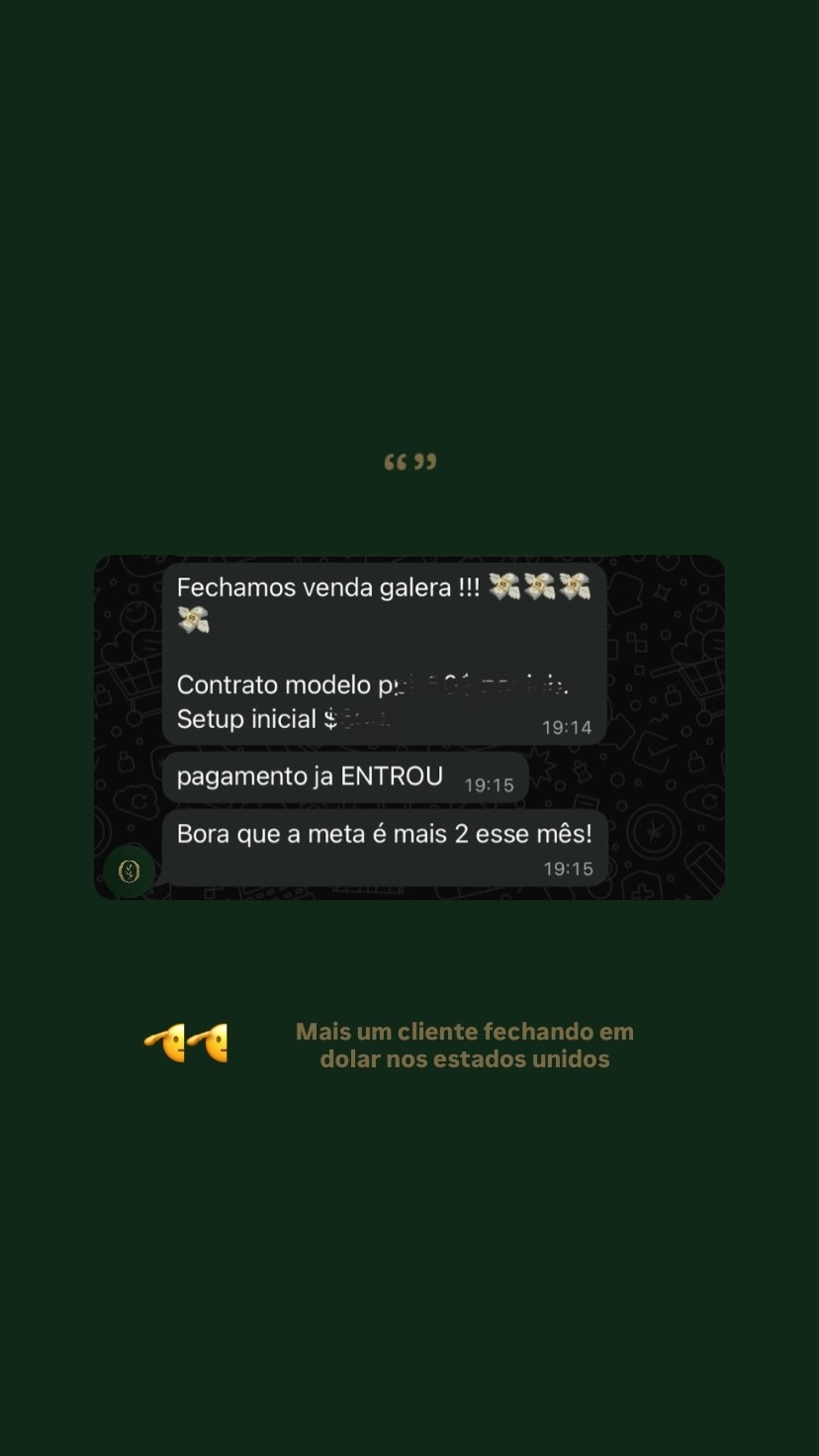 Resultado real - venda em dólar